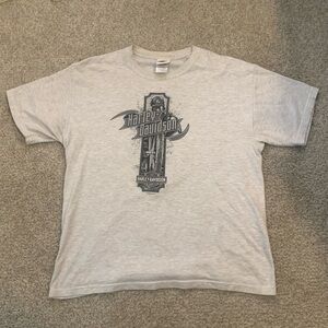 Harley-Davidson Light Gray Tee with Bold Graphic